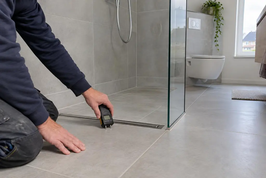 Lekdetectie Naarden – badkamer in een nieuwbouwwoning