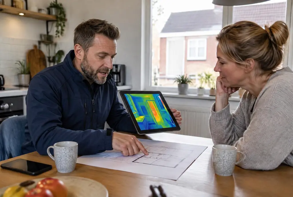 Lekdetectie Naarden – bevindingen bespreken aan de keukentafel